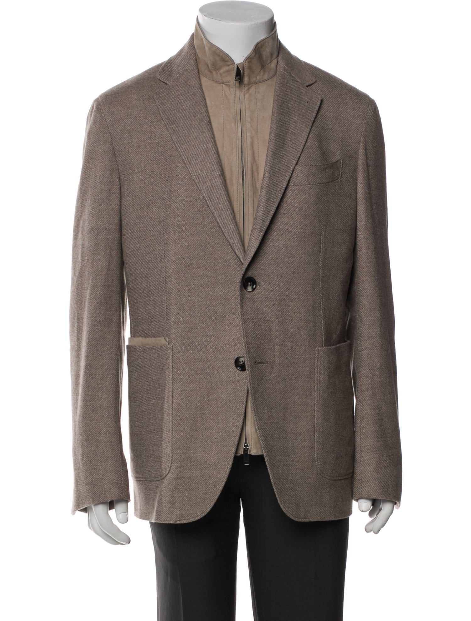 Zegna Wool Overcoat