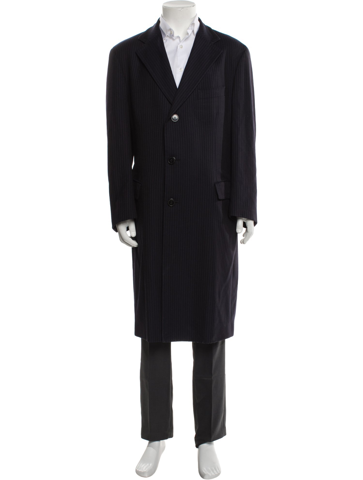 Z Zegna Wool Overcoat