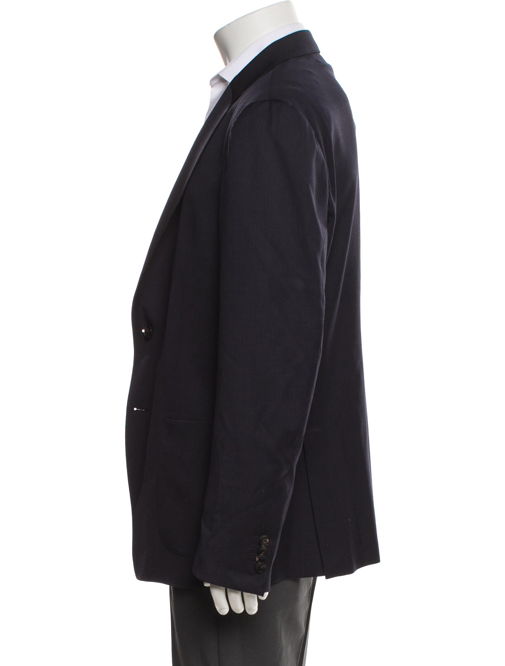 Z Zegna Wool Peacoat