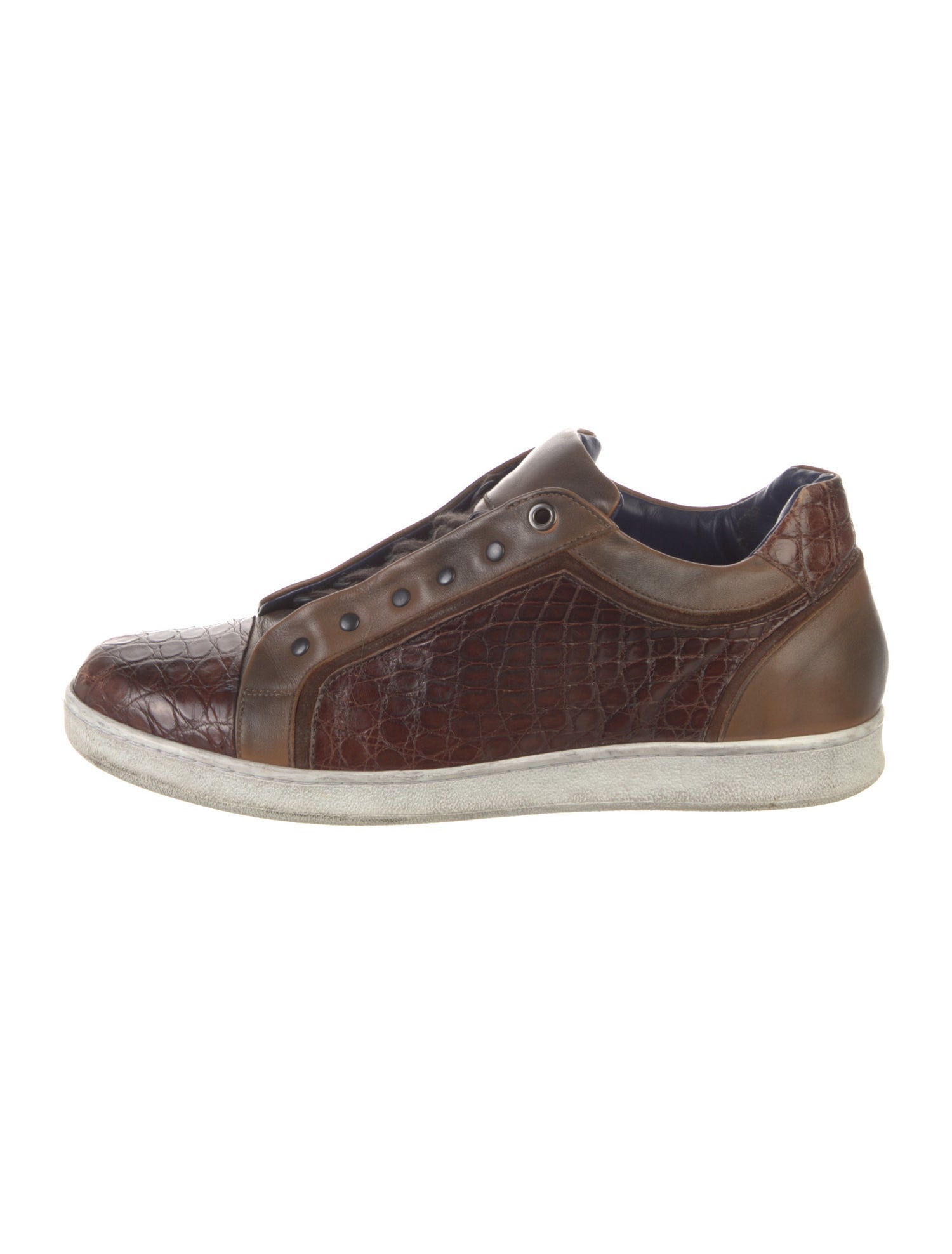 Zegna Crocodile Sneakers