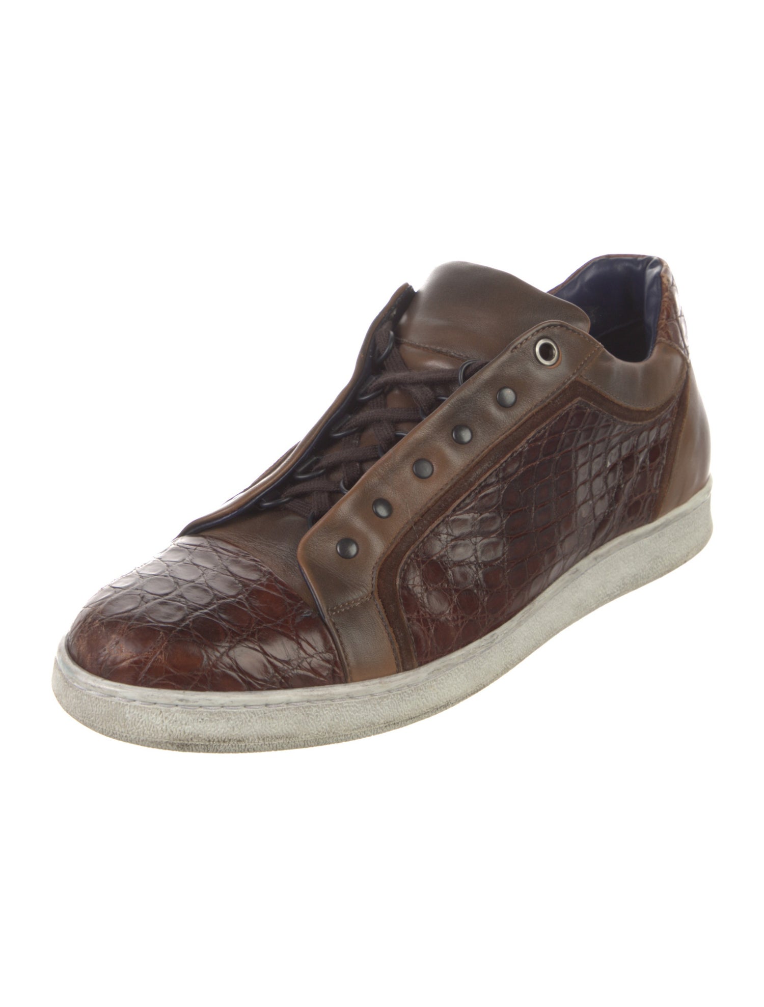 Zegna Crocodile Sneakers