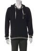 Zegna Striped V-Neck Hoodie