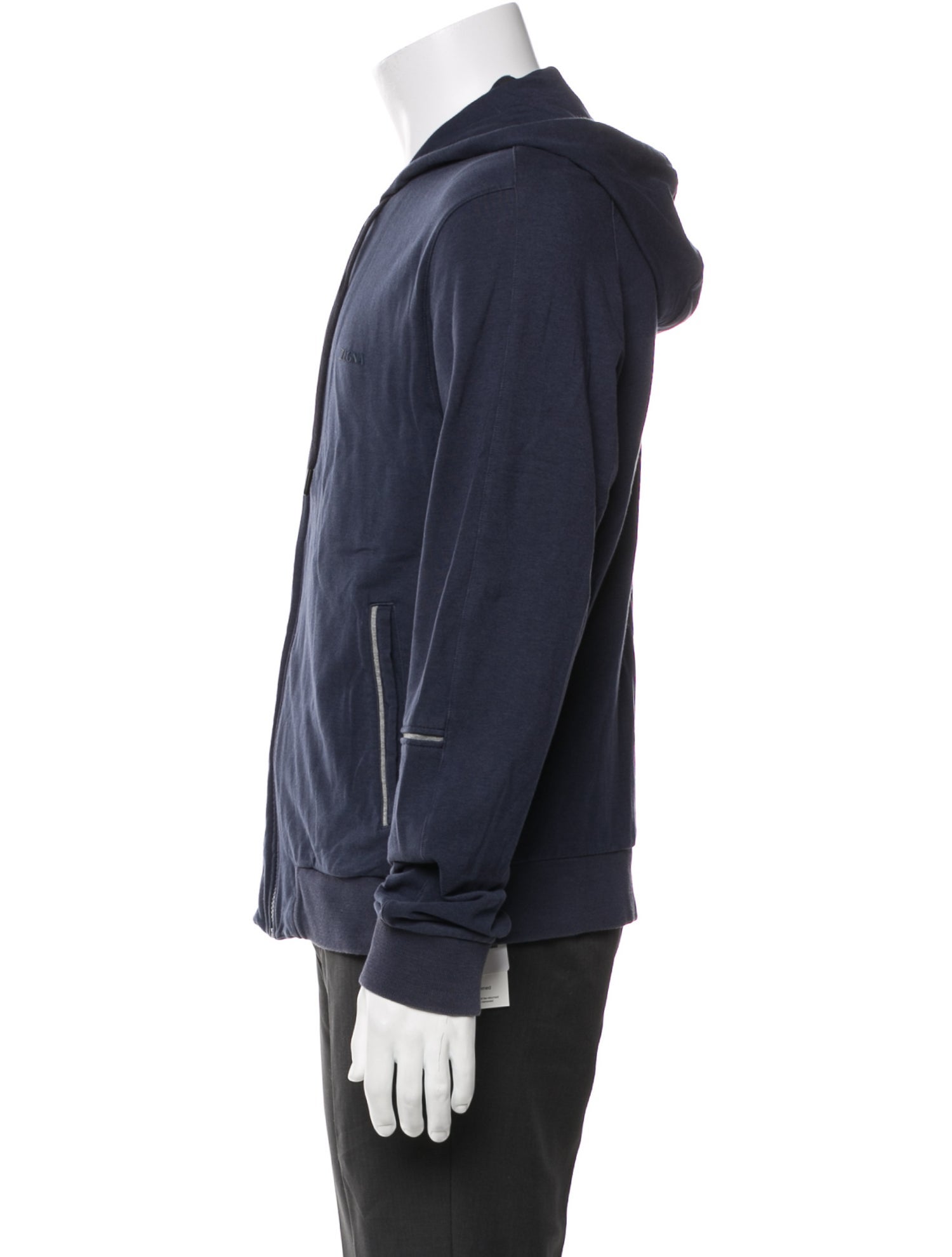 Zegna Crew Neck Long Sleeve Hoodie