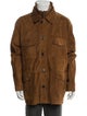 Zegna Lamb Leather Utility Jacket