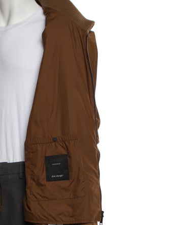 Zegna Lamb Leather Utility Jacket