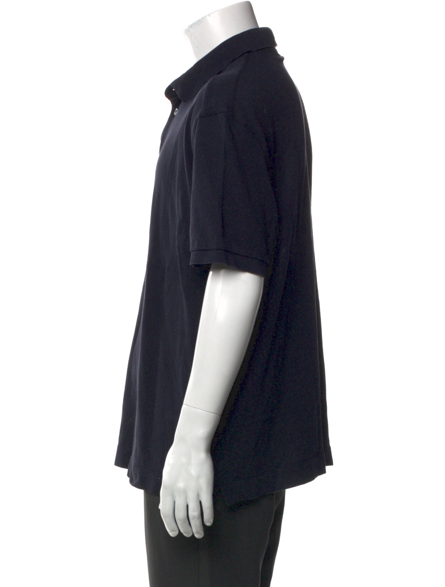 Zegna Collar Short Sleeve Polo Shirt