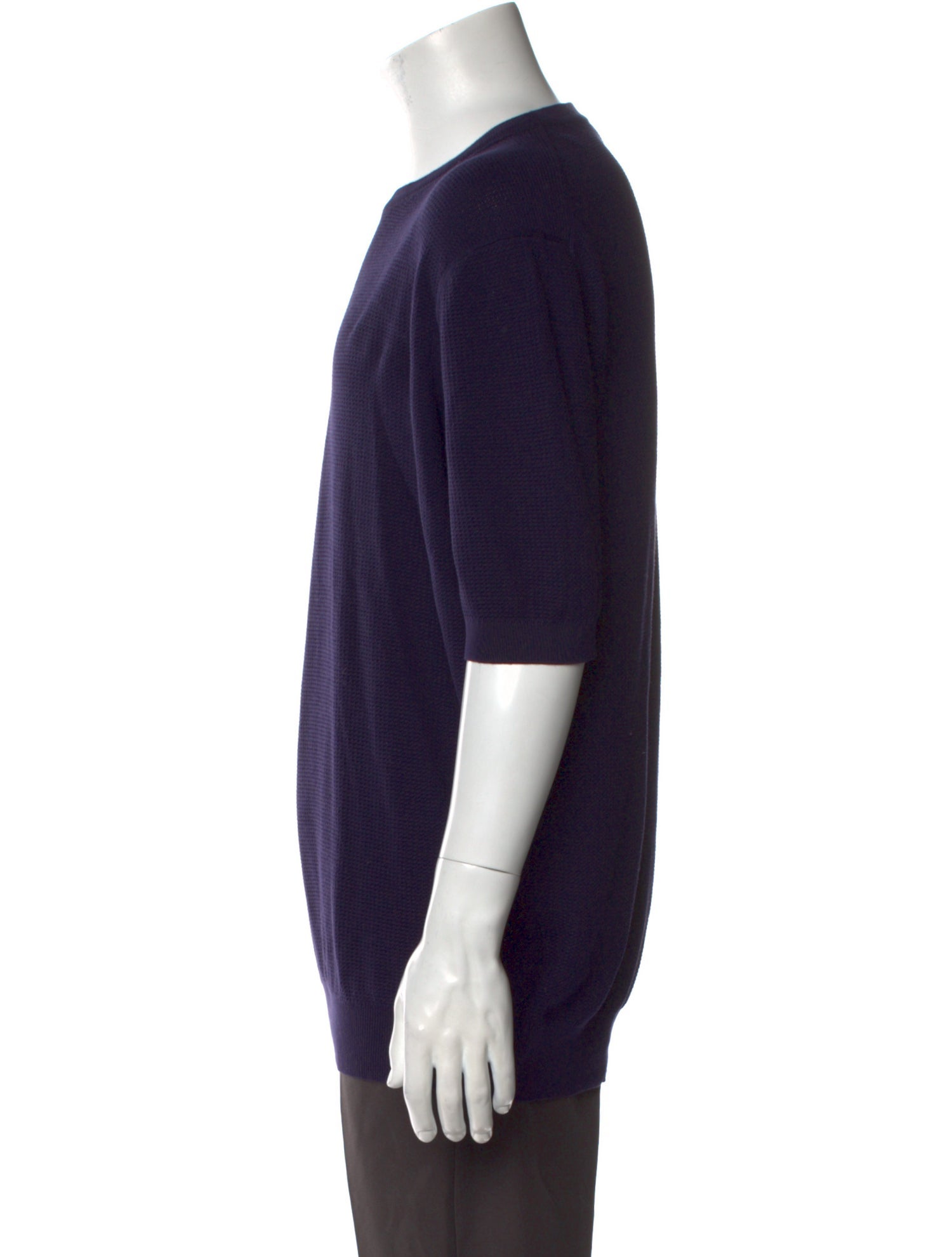 Zegna Crew Neck Short Sleeve Pullover