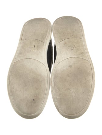 Zegna Leather Printed Sneakers