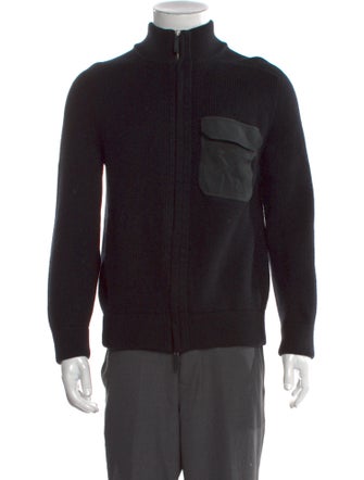 Zegna Wool Mock Neck Pullover