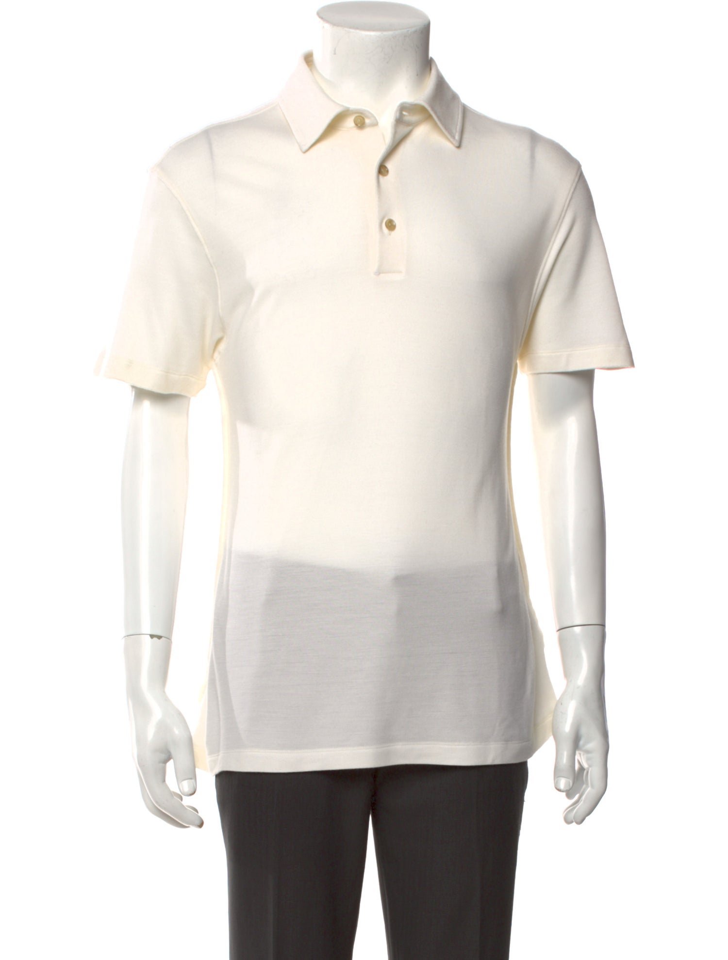 Zegna Wool Collar Polo Shirt