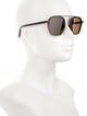 Zegna Square Tinted Sunglasses