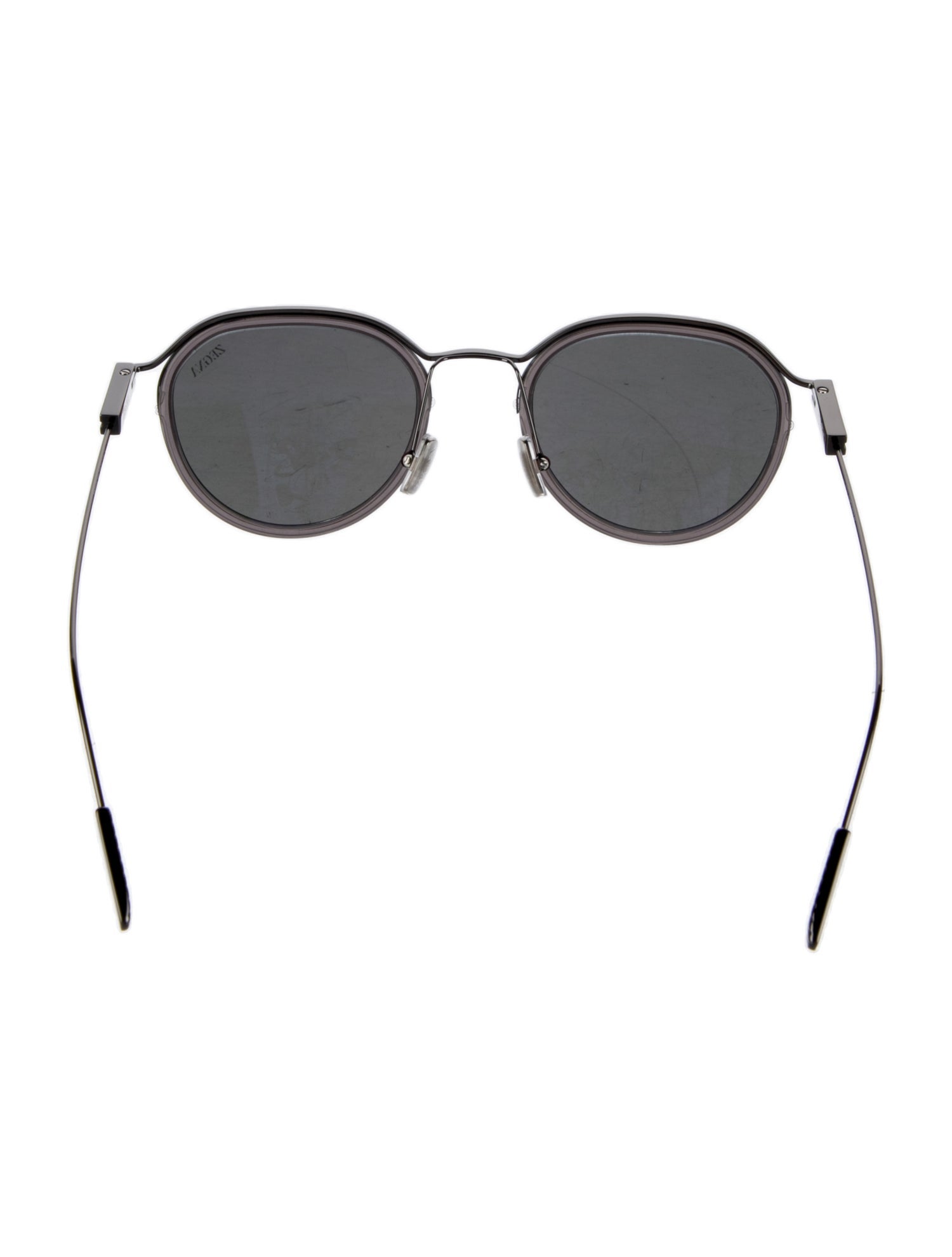 Zegna Round Tinted Sunglasses