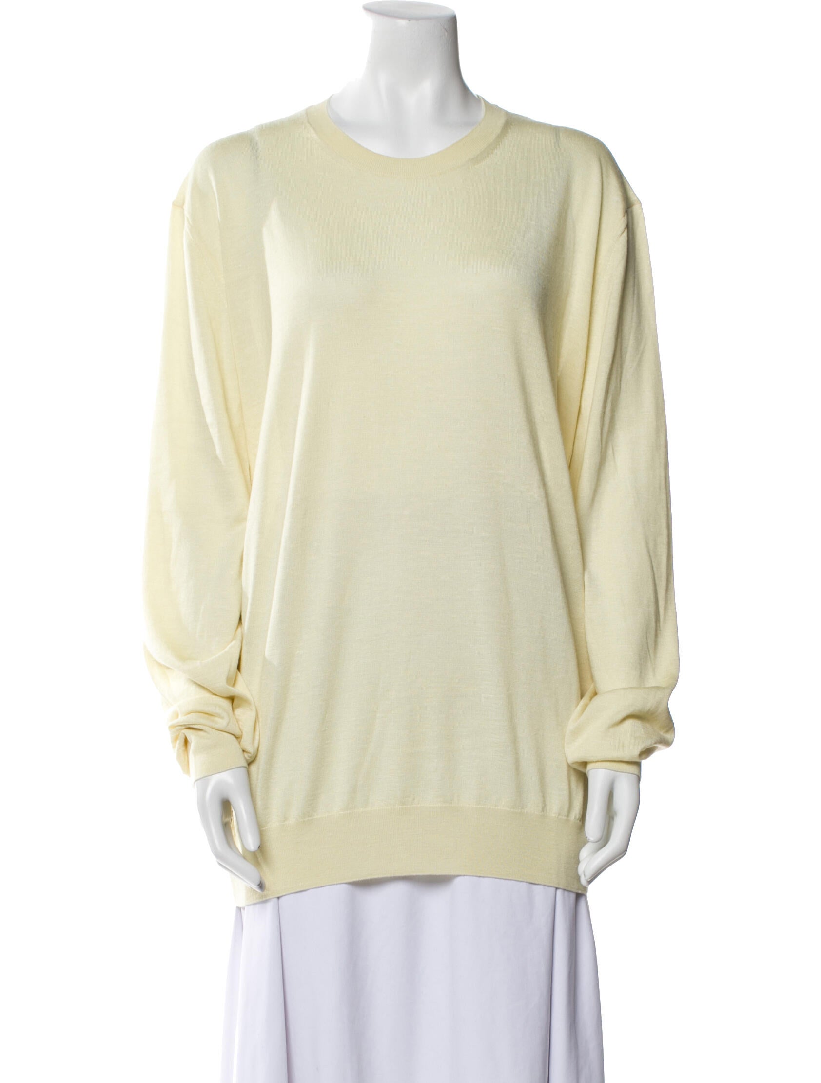 Zegna Silk Scoop Neck Sweater