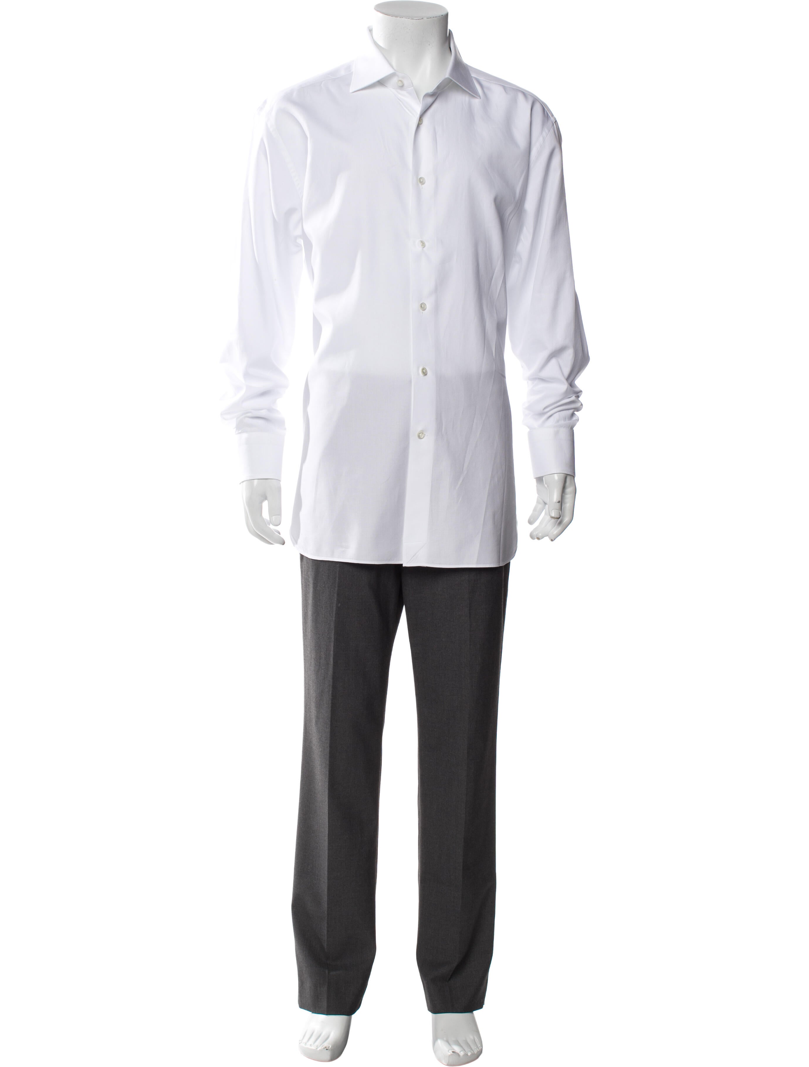 Zegna Long Sleeve Dress Shirt