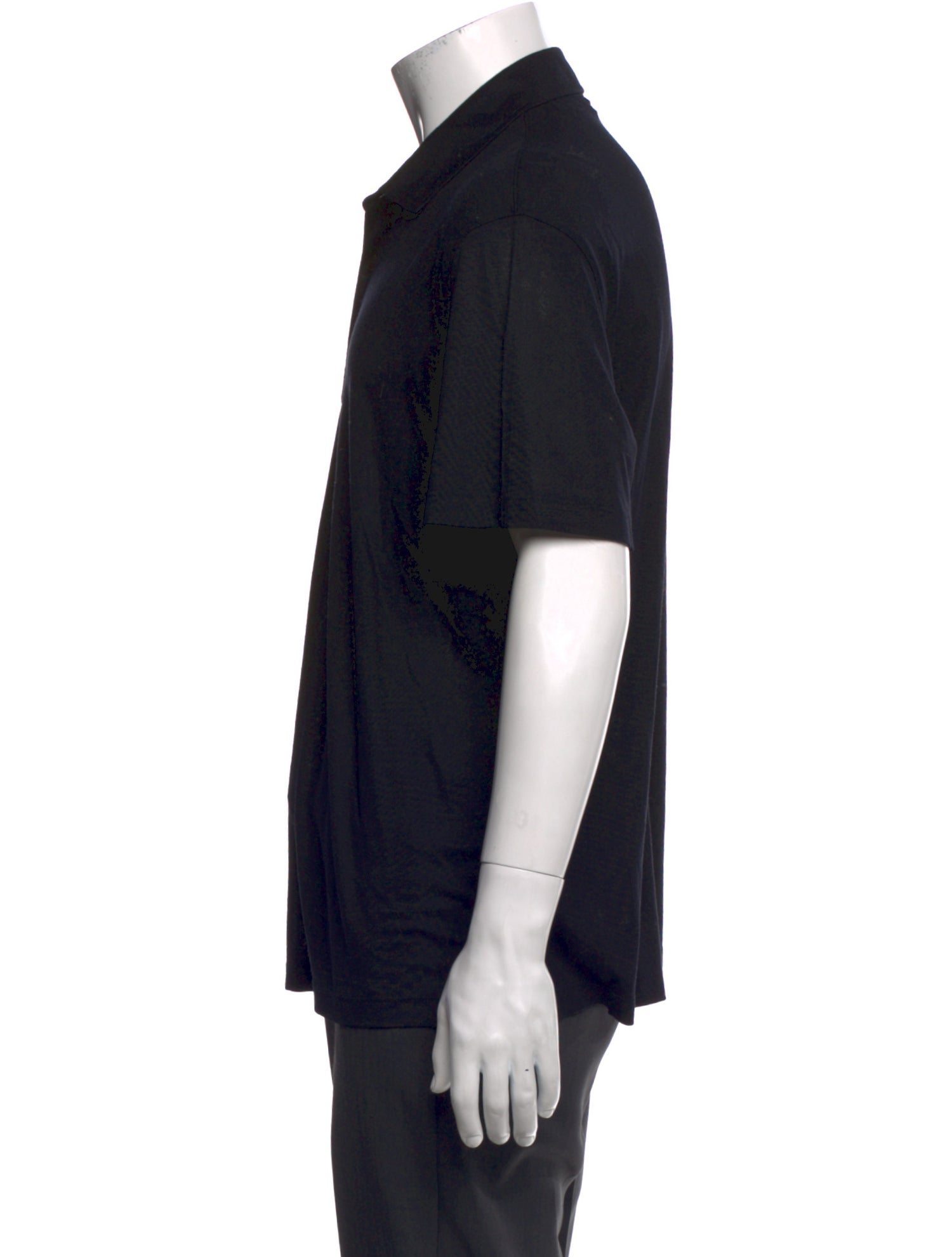 Zegna Wool Crew Neck Polo Shirt