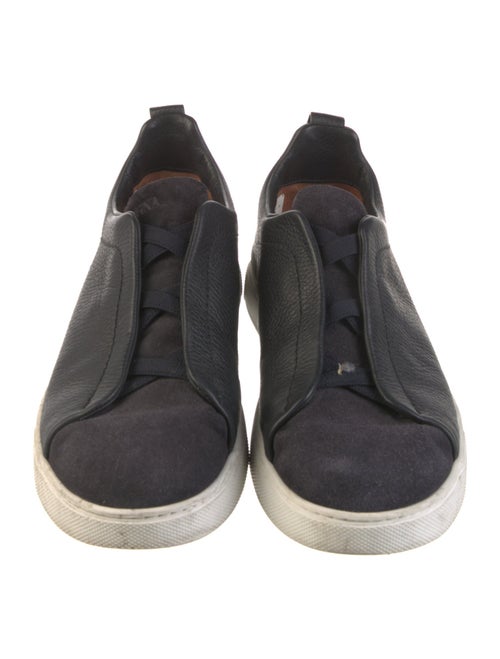 Zegna Leather Boat Shoes