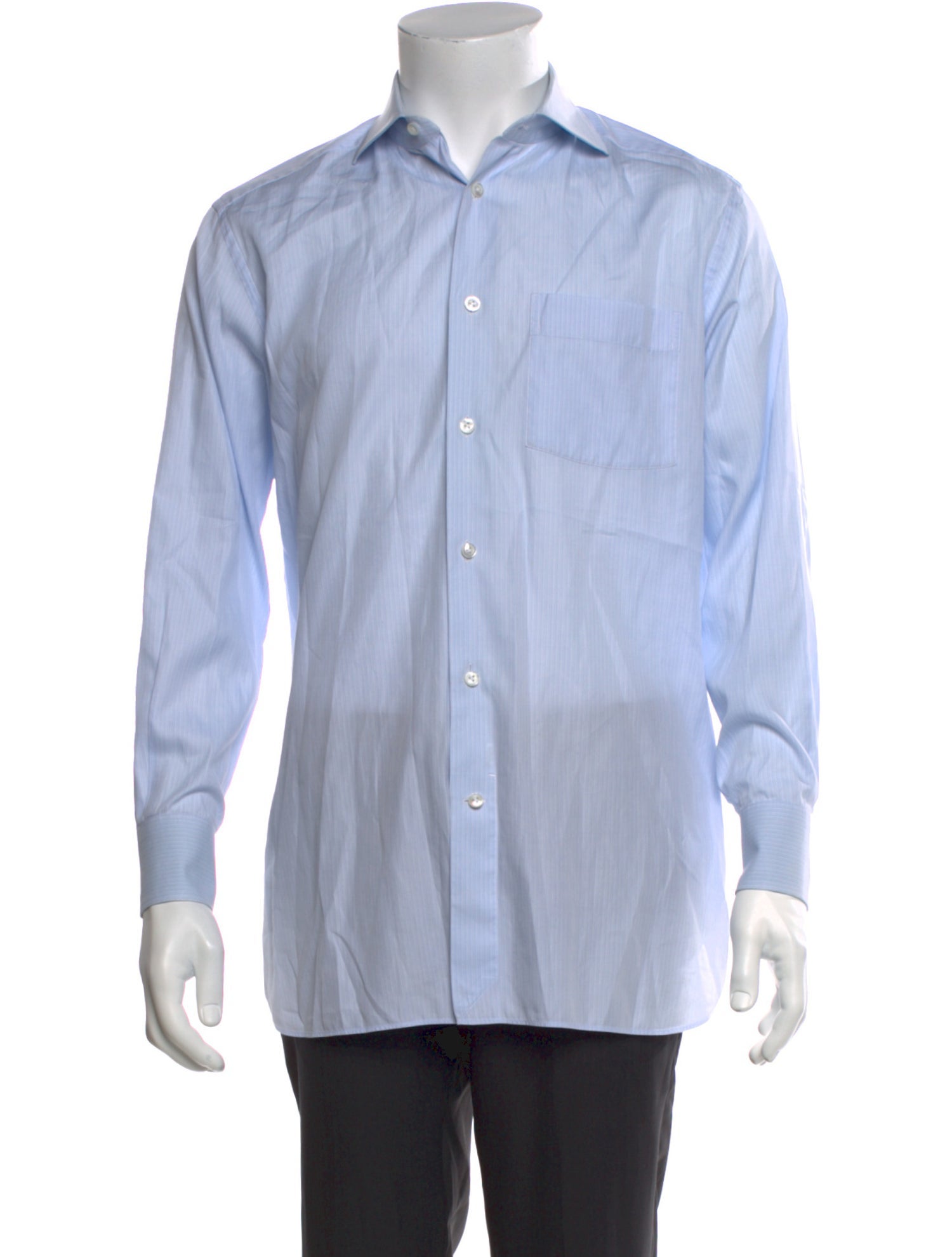 Zegna Striped Long Sleeve Shirt