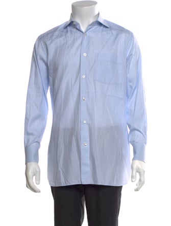 Zegna Striped Long Sleeve Shirt