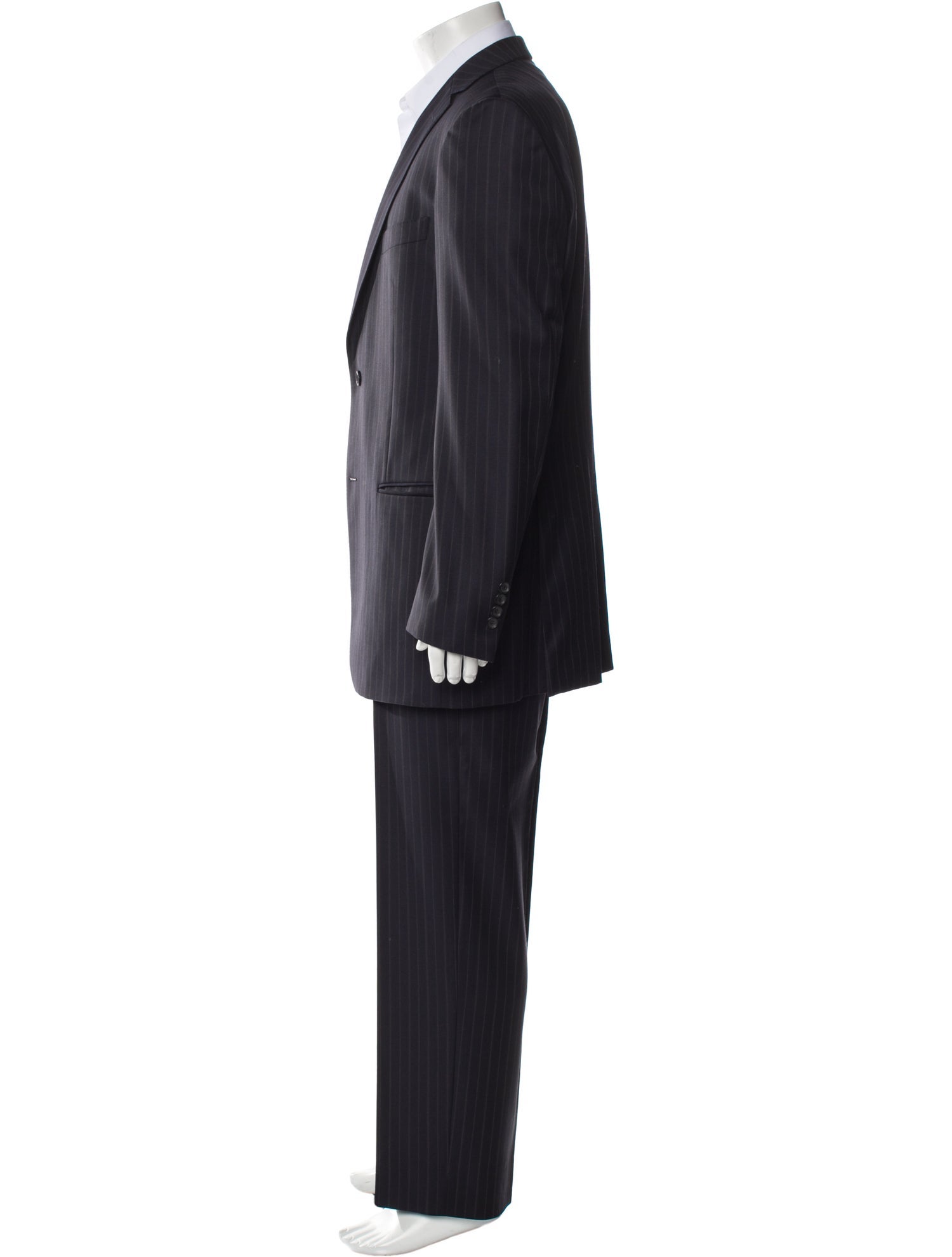 Zegna Wool Striped Two-Piece Suit