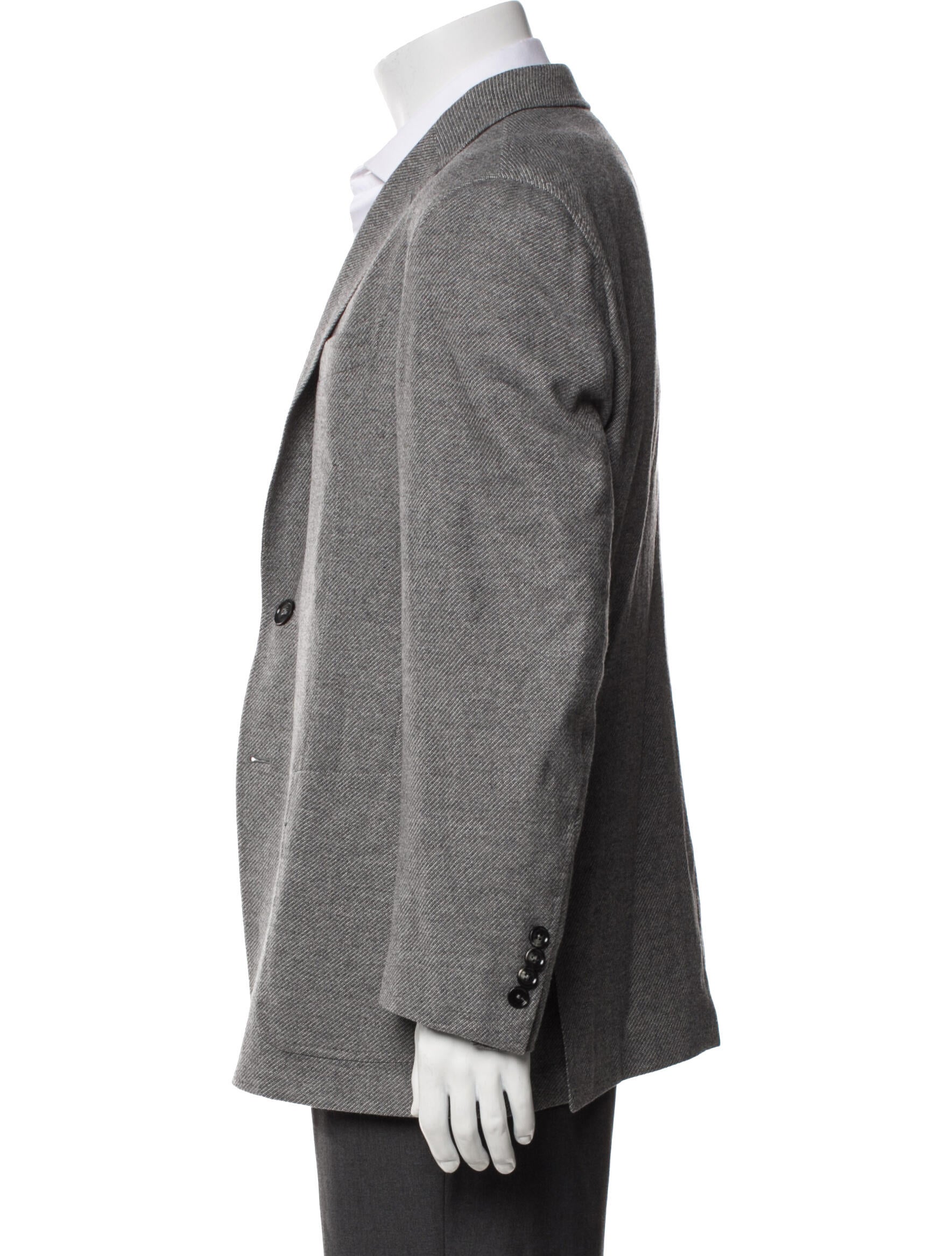 Zegna Wool Printed Coat