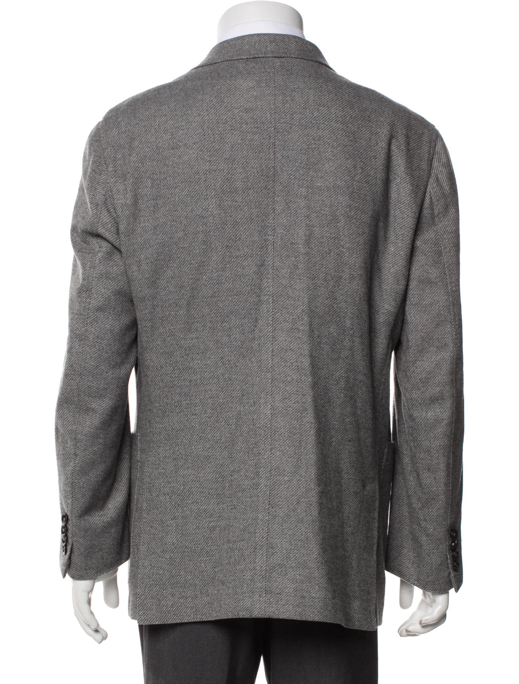 Zegna Wool Printed Coat