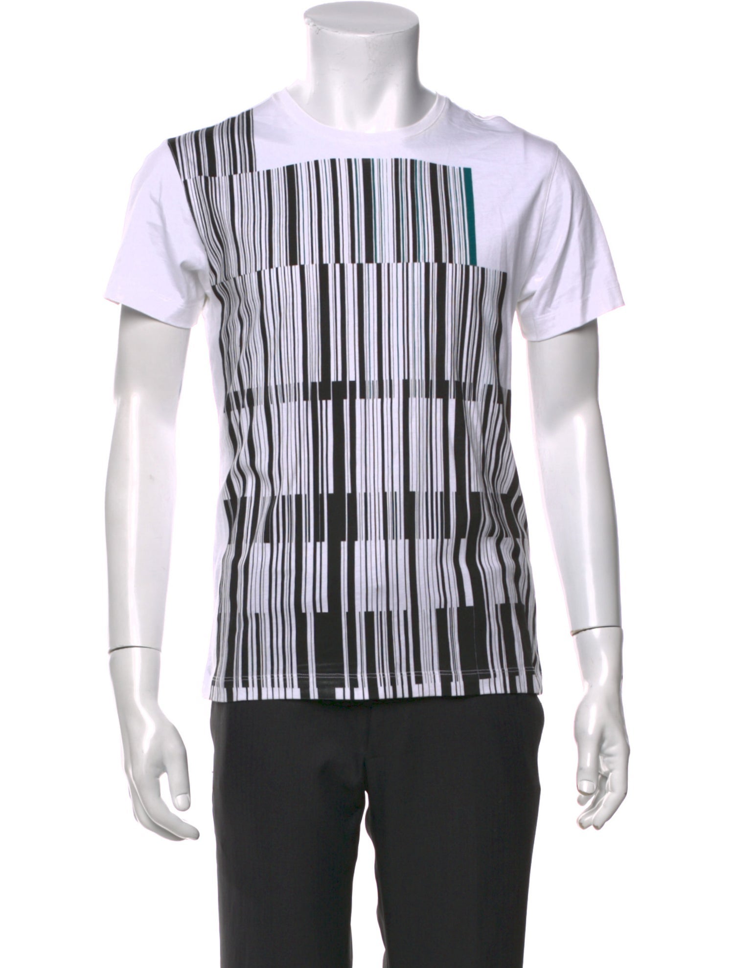 Zegna Tie-Dye Print Crew Neck T-Shirt