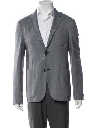 Zegna Polka Dot Print Blazer