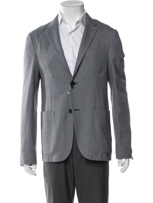 Zegna Polka Dot Print Blazer