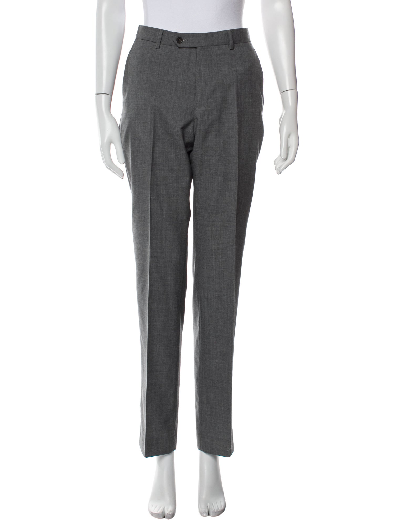 Zegna Wool Straight Leg Pants