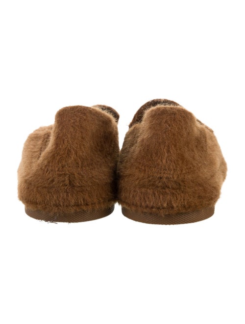 Zegna x The Elder Statesman Alpaca Leather Trim Embellishment Loafers