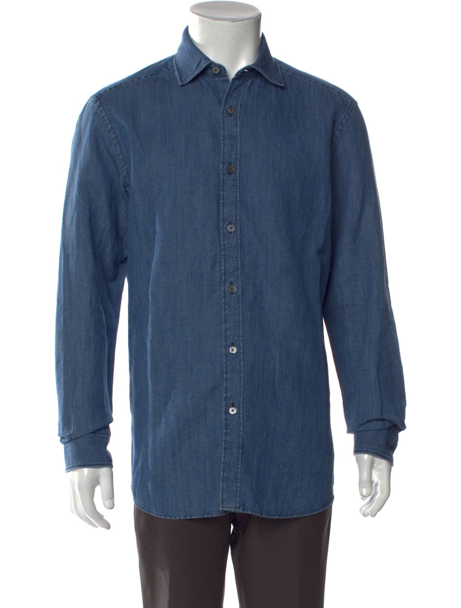 Zegna Long Sleeve Dress Shirt