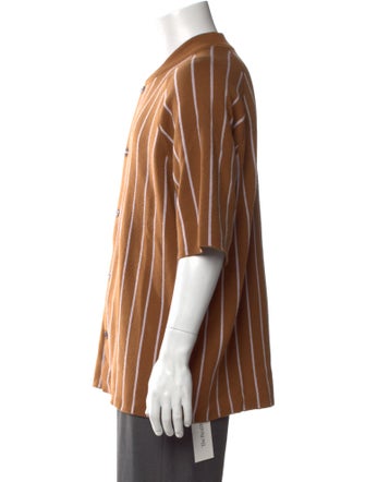 Zegna Cashmere Striped Cardigan