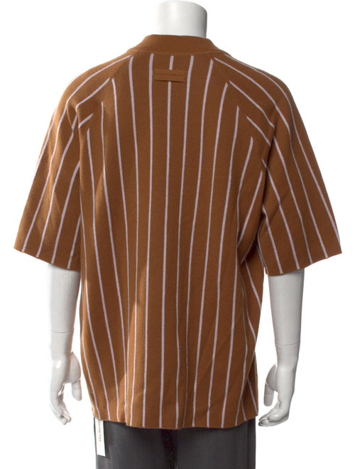 Zegna Cashmere Striped Cardigan