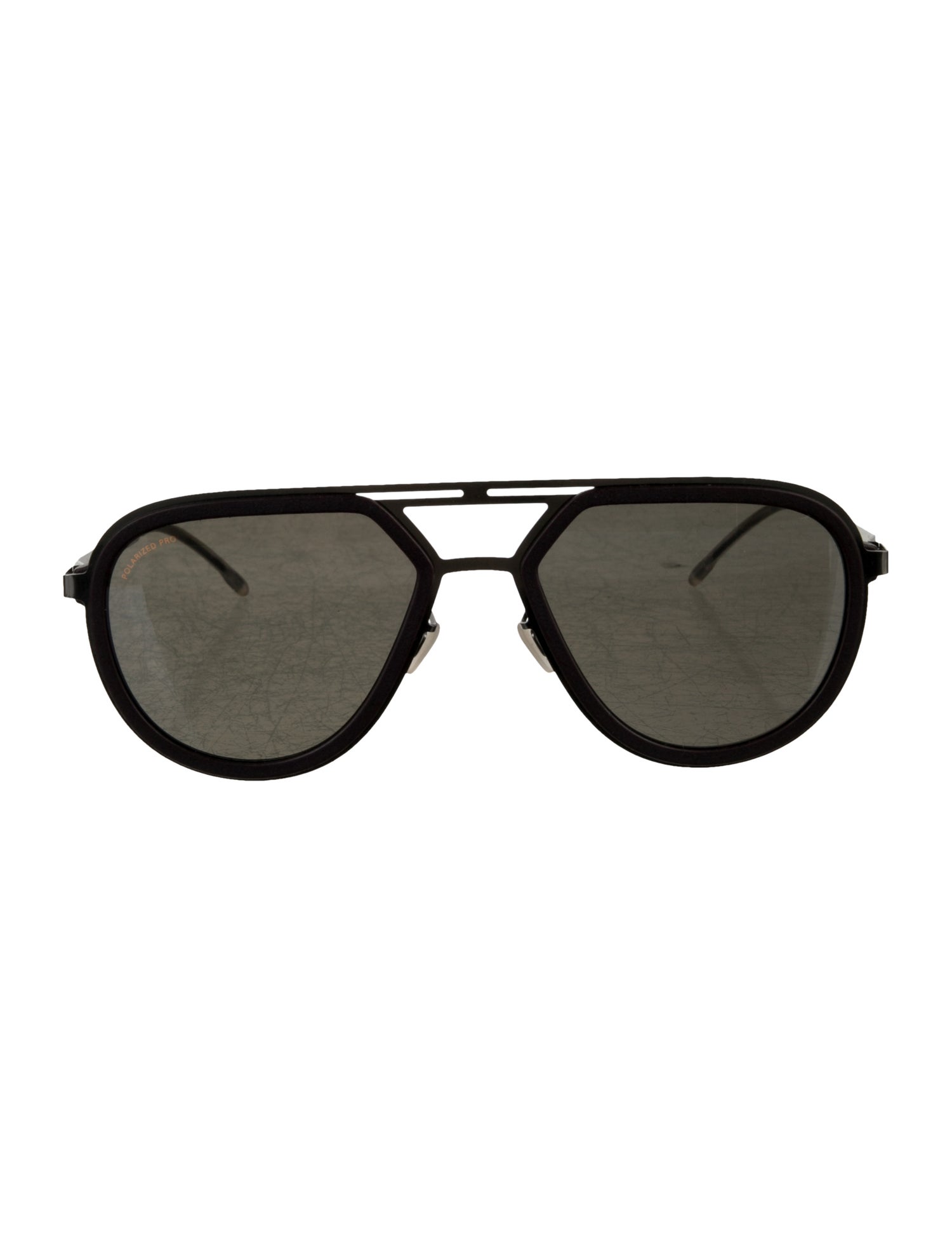 Zegna Aviator Tinted Sunglasses