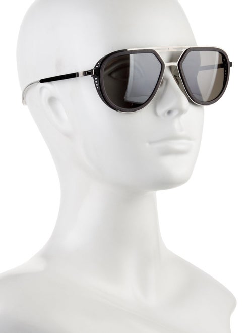 Zegna Aviator Tinted Sunglasses
