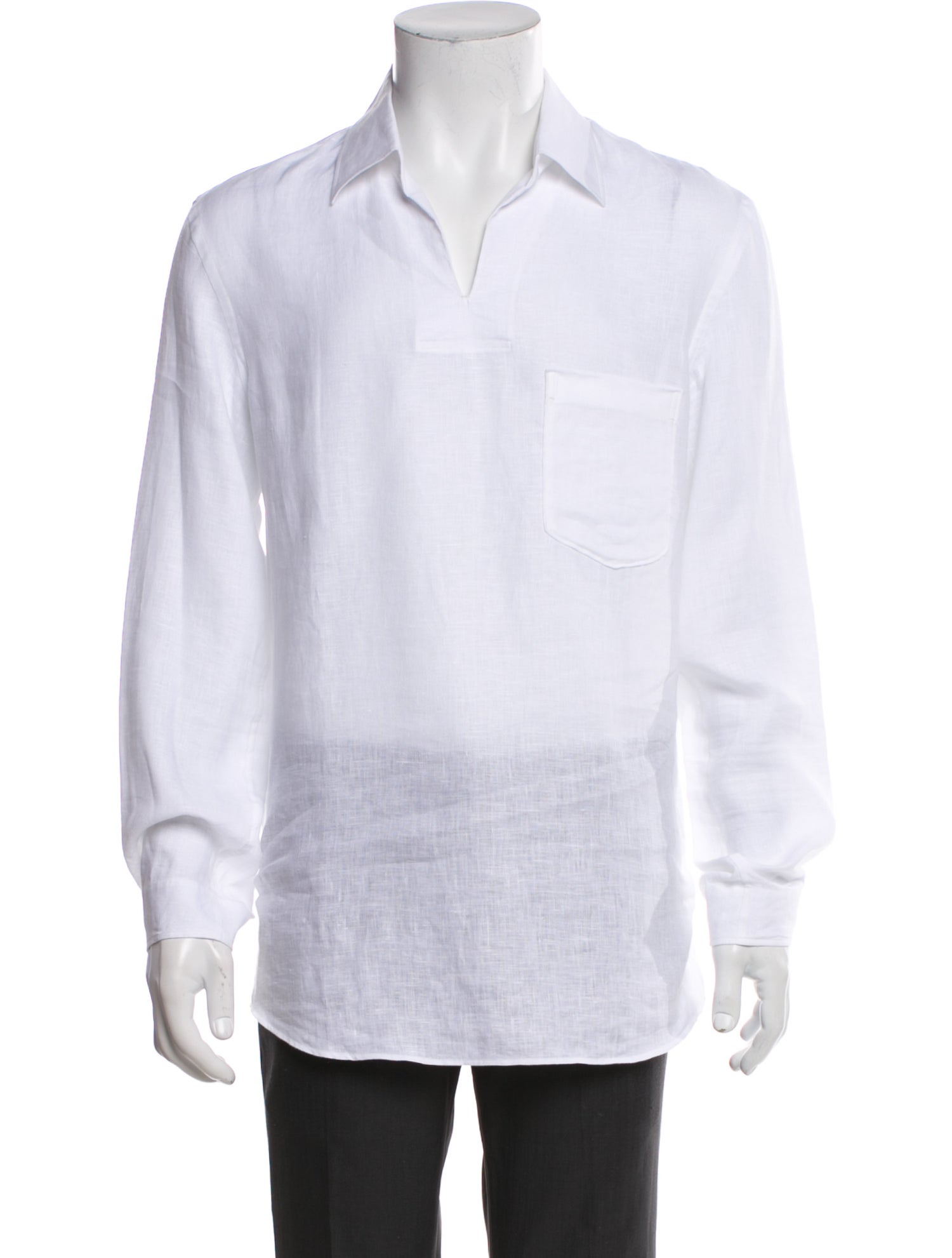 Zegna Linen Long Sleeve Shirt