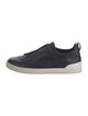 Zegna Leather Printed Sneakers