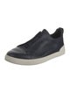 Zegna Leather Printed Sneakers