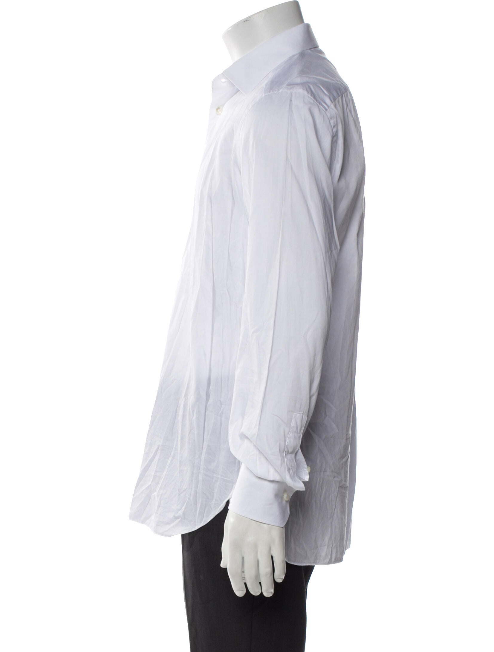 Zegna Striped Long Sleeve Dress Shirt