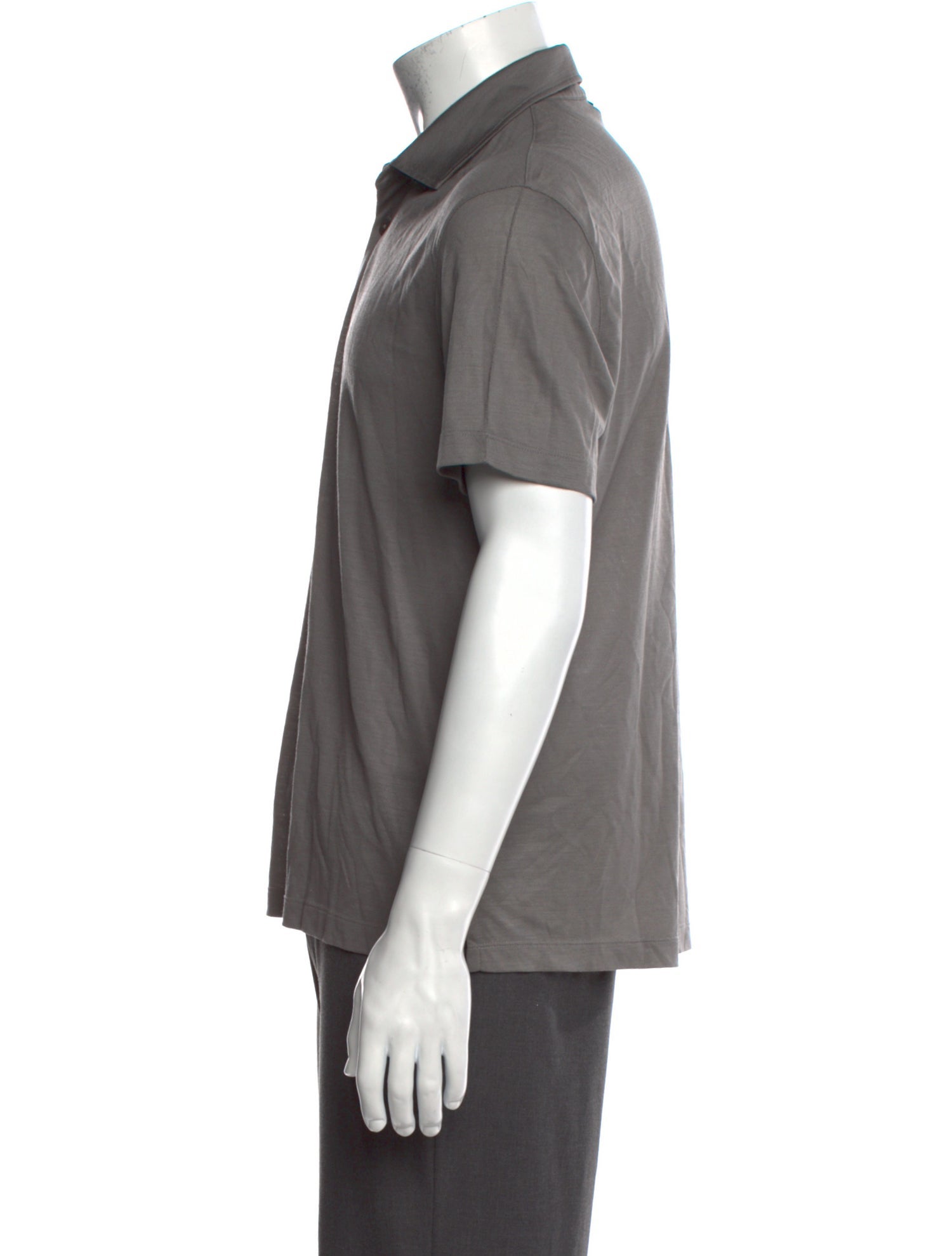 Zegna Crew Neck Short Sleeve Polo Shirt