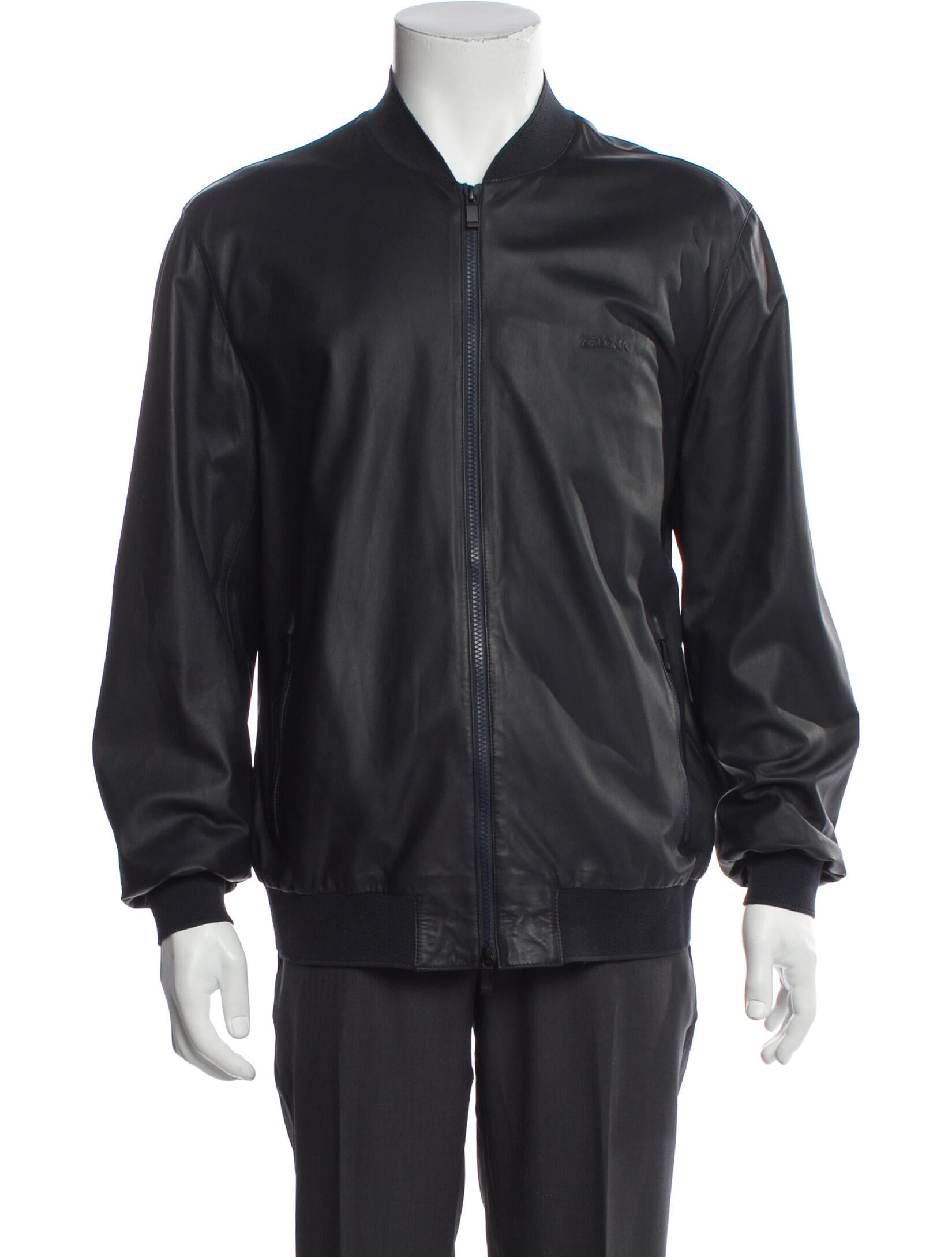 Zegna Lambskin Bomber Jacket