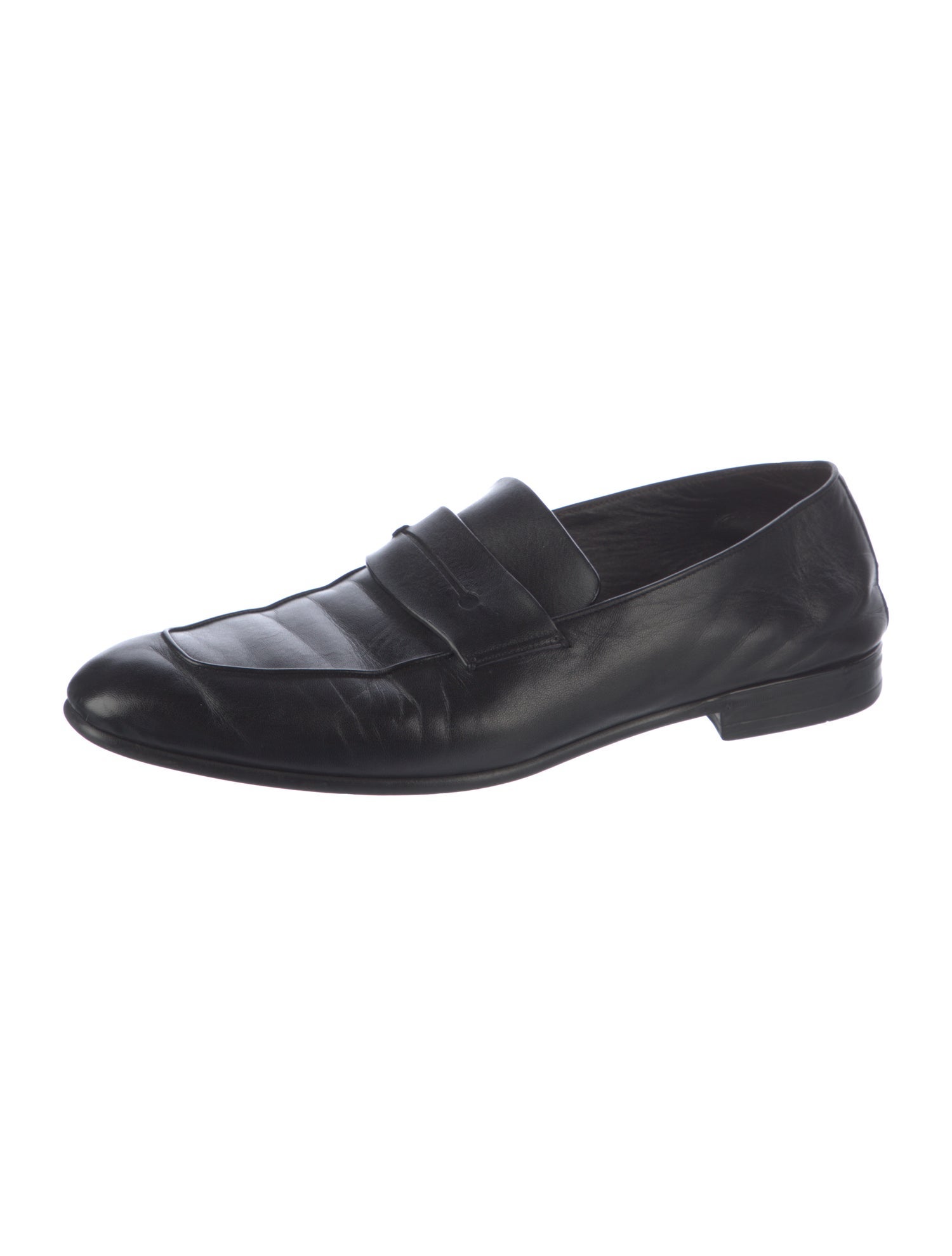 Zegna Leather Loafers