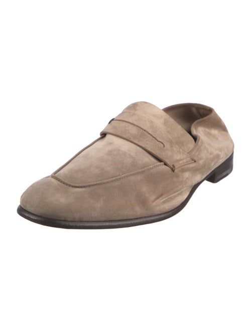 Zegna Suede Dress Loafers