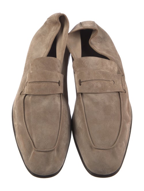 Zegna Suede Dress Loafers