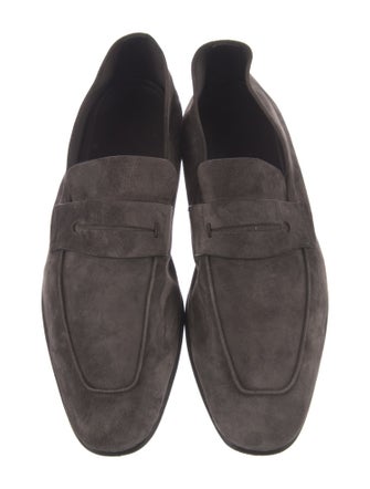 Zegna Suede Dress Loafers