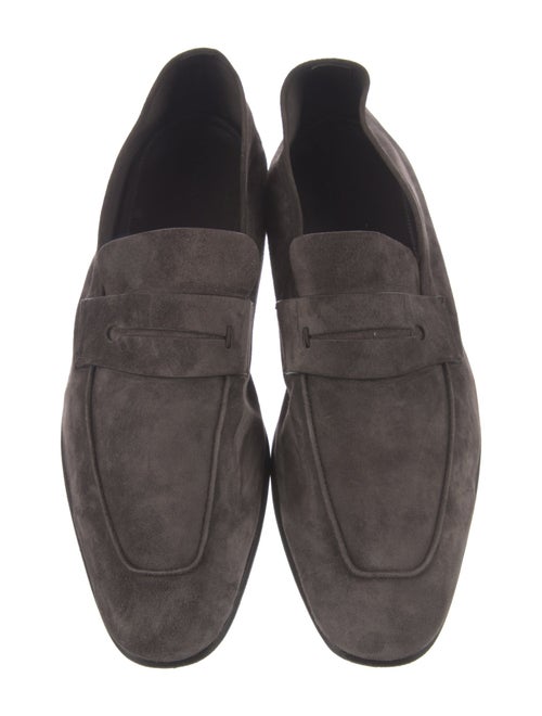 Zegna Suede Dress Loafers