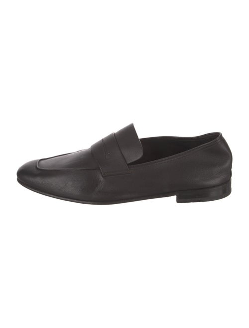Zegna Leather Dress Loafers