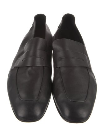 Zegna Leather Dress Loafers