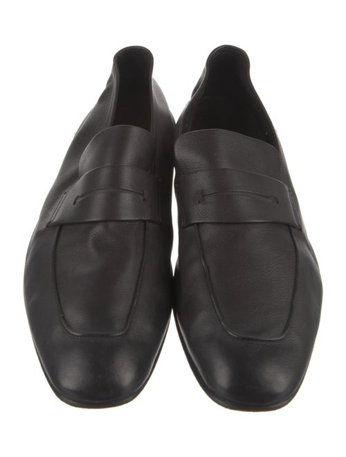 Zegna Leather Dress Loafers