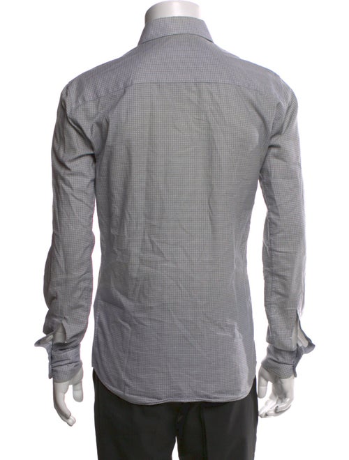 Zegna Striped Long Sleeve Dress Shirt